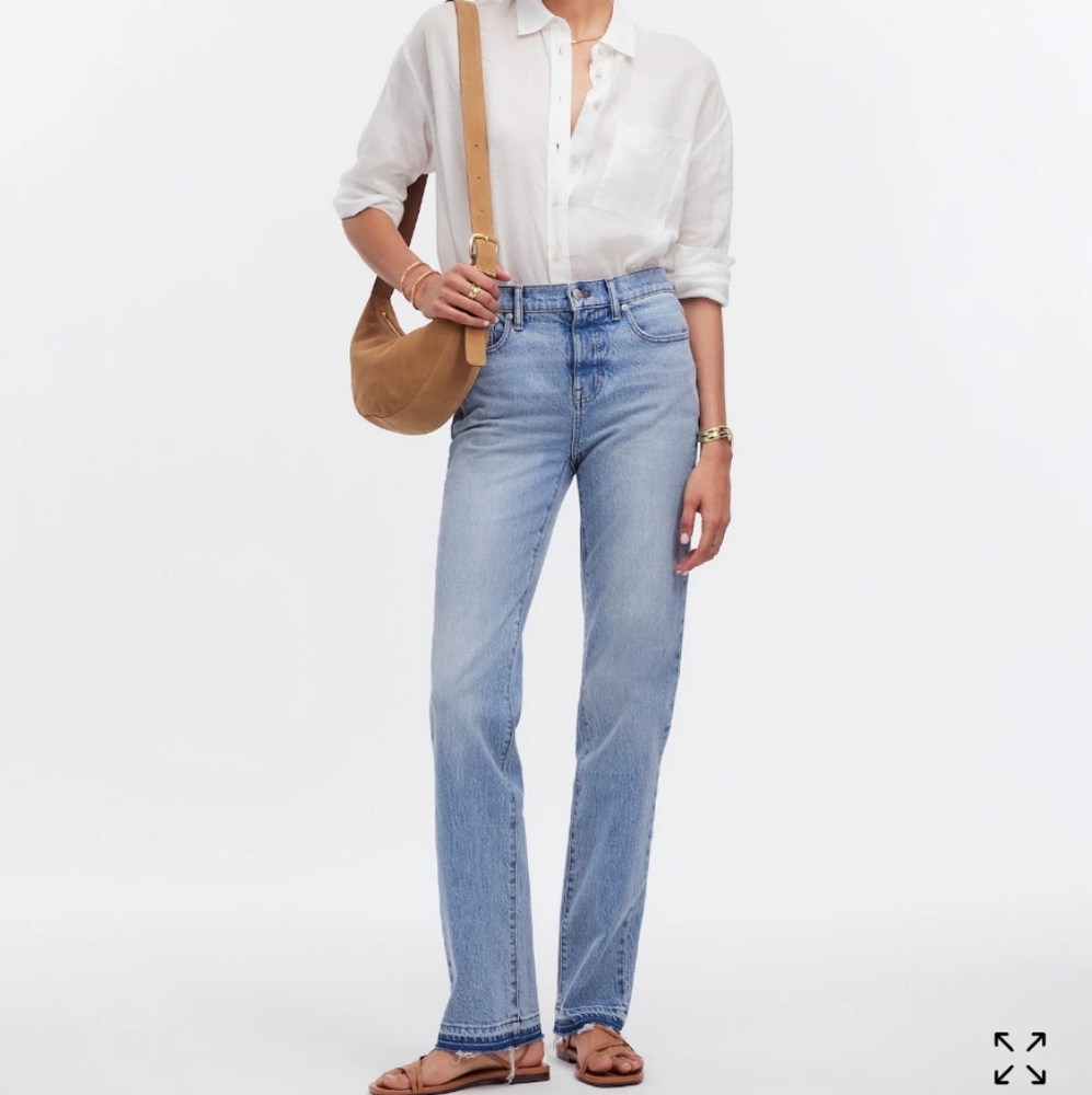 Madewell Mid Rise 90s Straight Jean Size 33